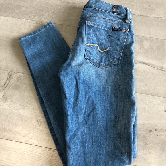 7 for all mankind skinny jeans - Picture 5 of 5